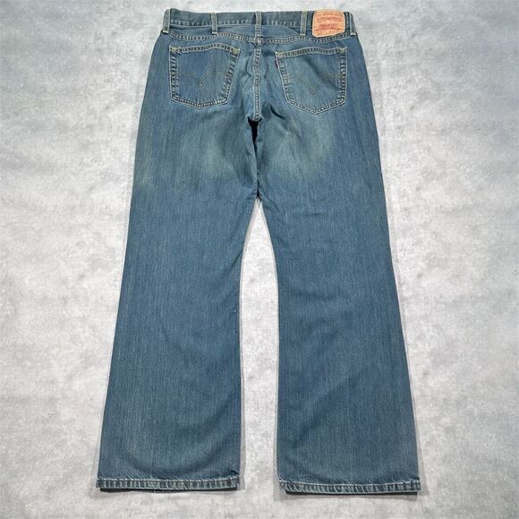 Levi's Other - Vintage Levi's 527 Low Boot Cut Size 38x32 Mens Jeans Faded Loose Fit